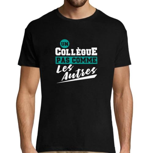 T-shirt homme un collègue pas comme les autres imprimé en France avec humour pour papa
