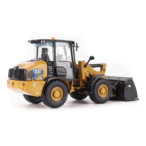 Diecast Masters 85772 - Cat 906 Electric Compact Radlader, Maßstab 1:50, ab 14 Jahren, in Blechdose, für Sammler geeignet