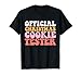 Official Cookie Baker Tester Christmas Matching Couples T-Shirt