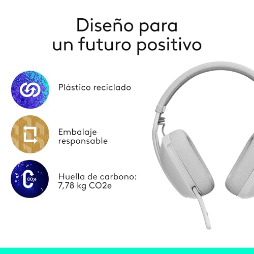 Miniatura 11 de Logitech Zone Vibe 100 Auriculares Inalámbricos Ligeros. Micrófono Con Cancelación De Ruido, Bluetooth Multidispostivivo Avanzado, Funcionan Con Teams, Google Meet, Zoom, Mac Pc - Blanco