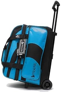 Pyramid Path Deluxe Double Roller with Oversized Accessory Pocket Bowling Bag (Asgard Blue)