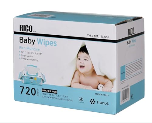 Image of Rico Baby Wipes, 720 Count