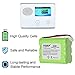 HQRP Backup Battery Compatible with 2gig BATT1X BATT2X BATT1 GC2 2GIG-CNTRL2 2GIG-CP2 GCKIT311 Go Control Panel Security System Alarm 6MR2600AAY4Z 10-000009-001 10-000013-001 Linear PERS-4200