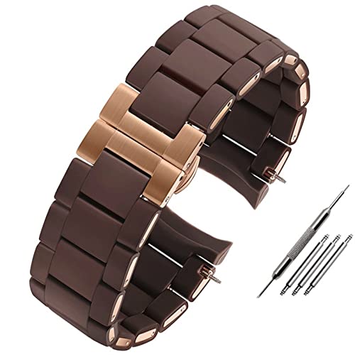 Bracelet de montre en caoutchouc pour AR5858 AR5920, idéal pour le sport et le quotidien
