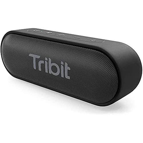 Tribit XSound Go Bluetooth Speaker with 16W Loud Sound & Deeper Bass, 24H Playtime, IPX7 Waterproof, Bluetooth 5.3 TWS Pairing Portable Wireless Speaker for Home, Outdoor (2024 Upgraded)