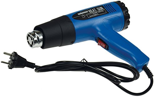 ChiliTec Heteluchtblazer 300 tot 1800 watt luchthoeveelheid en temperatuur regelbaar 50-550 °C, 2 opzetstukken/sproeiers voor het bewerken van kunststoffen, folies, stickers - Afbeelding 3