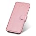 Produktbild GOGME Hülle für Samsung Galaxy S20 FE 4G/5G, Handyhülle Samsung Galaxy S20 FE 4G/5G Flip Case Brieftasche Schutzhülle, Premium Leder mit Ständer Funktion & Kartenfach & Magnetic Snap Cover, Rosa