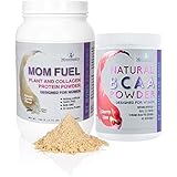 Momsanity Cherry Lime BCAA Powder Preworkout for Women & Vanilla Protein Powder for Women + Deliciou