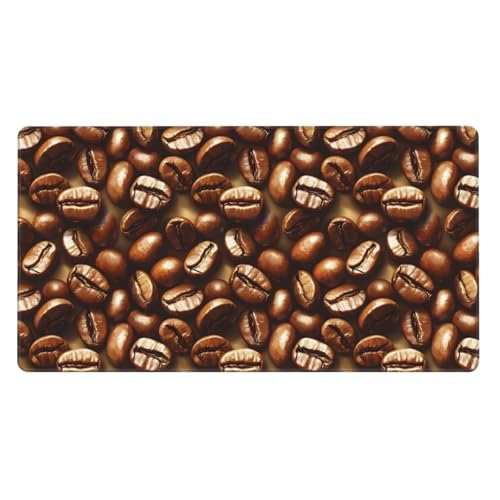 Grand tapis de souris de jeu grains de café pour éliminer les glissements et protéger votre bureau