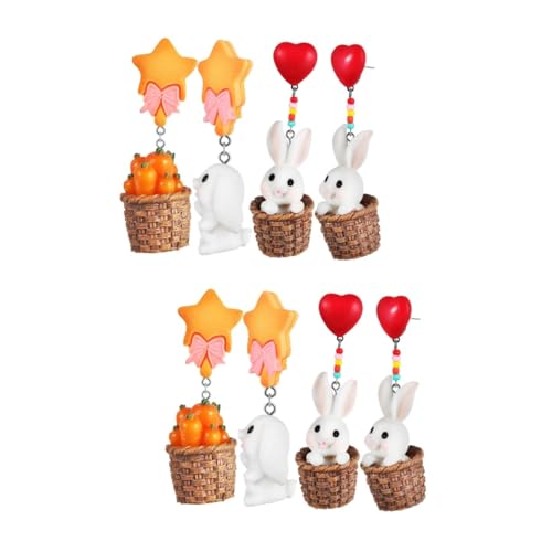 Boucles d'oreilles lapin pour femmes le cadeau de Pâques original Miss Mode