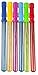 oojami 18 Pack Bubble Wands - 14 inches Assortment of Colors, Ideal for Party Favors, Birthday, School, Easter, Graduation, Shower, Bubble Theme Party