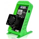 Bitaxes Gamma 601 Bitcoin Miner, 1.2 TH/s Open-Source BTC Solo Miner, BM1370 ASIC Chip, 2.4G WiFi Silent Mining Machine for Home & Educational Use, Includes Power Supply & Green Stand
