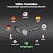iTour A1 Smart AR Glasses, Two Way Real-Time Translator 110 Languages with iTourAR App, Offline Translation, Speech Recognition, Teleprompter, AI Assistant, AI Glasses for Travel, Meeting & Learning
