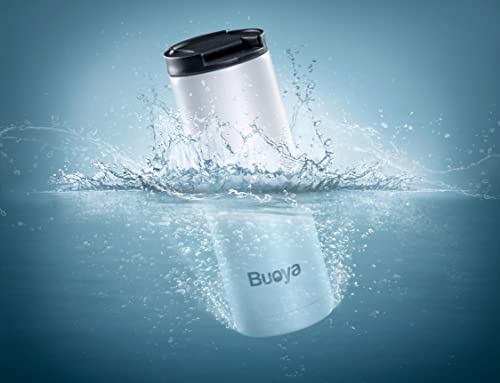 Buoya Vertically Floating 12 oz Drink Tumbler, Vacuum Insulated, Stainless Steel with Lid, Perfect for pool, spa, lake or ocean, by Buoya - Used condition - Image 4