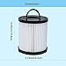 Podoy DCF-21 Vacuum Filter Compatible with Eureka Airspeed AS1000 EF91B 67821 68931 68931A EF91 EF-91 EF-91B Washable Reusable Vacuum Filter Replacement 3271AVZ 3271BLU (Pack of 2)