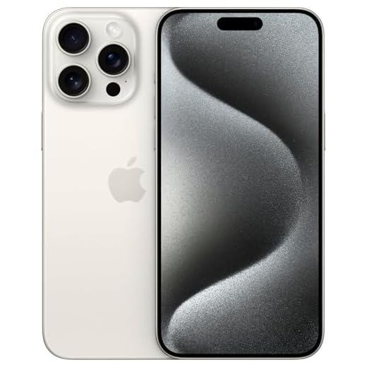Apple iPhone (Renewed Premium) 15 Pro Max, 512GB, White Titanium - Unlocked