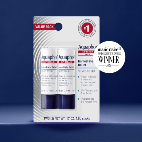 Aquaphor Lip Repair Stick, Value Pack, 2 x 0.17 OZ - image 2