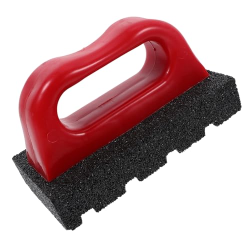DIYEAH Herramienta Para Frotar Ladrillos y Alisador De Cemento Con Mango Acanalado Certificada, Eliminación De Manchas, Resistente, Para Limpieza De Hormigón y Mampostería, Para Uso Profesional