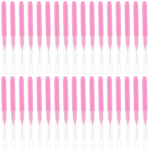 JUMPLAWN 100pcs Gentle Interdental Brush for Braces Dental Brush Picks Safe Material for Cleaning Gaps