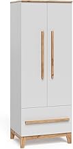 Malia Children's Wardrobe, White/Artisan, 70 x 187 cm