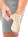 MUELLER Sports Medicine Compression Glove for Men and Women, Hand & Wrist Pain Relief Support, Ideal for Carpal Tunnel, Arthritis, Fits Right or Left, Beige, Small/Medium