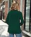 CZYINXIAN Blouses for Women Business Casual Long Sleeve Blouses Womens Fall Office Work Blouses(Dark Green,Medium)