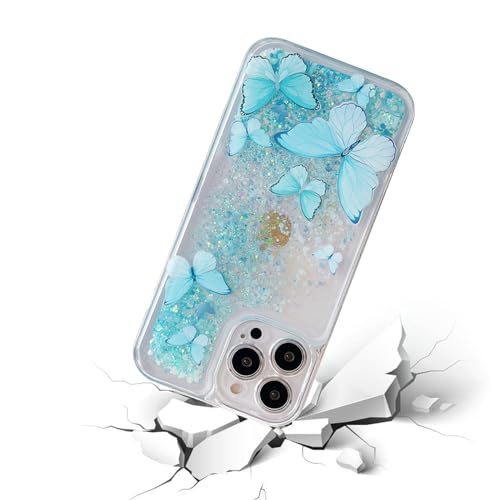 Coque iPhone 13 Pro Max papillon bleu pour illuminer vos soirées entre amies - 6