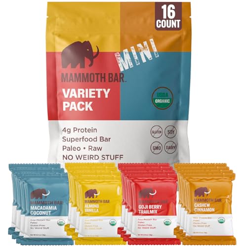 Mammoth Bar Mini - Pack Variedad Barras Proteína Orgánicas miniatura 1
