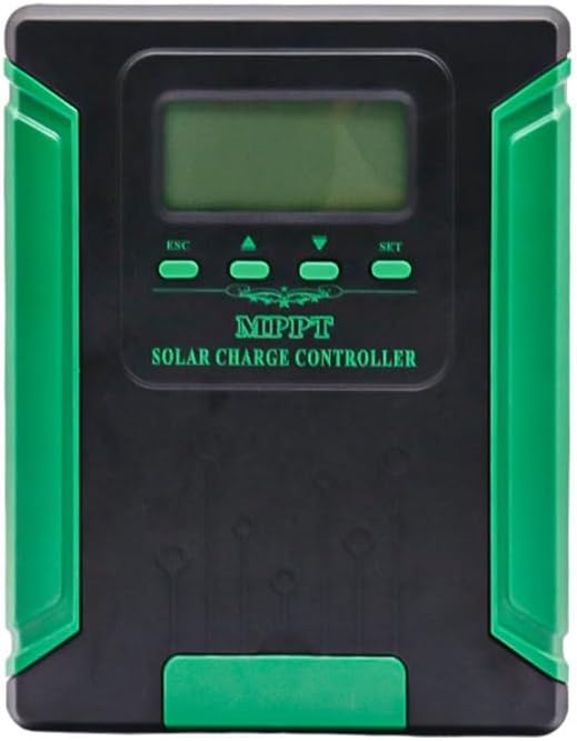 Chaksy 1 個 MPPT 40A ソーラー充電コントローラー 12V 24V 36V 48V ブラック&amp;グリーン ソー