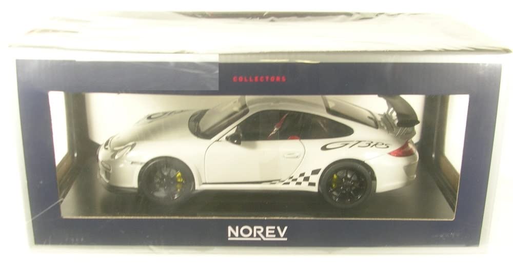 NOREV 1/18 Porsche 911 Turbo 2010 - Blanche - Miniature Voiture De Collection