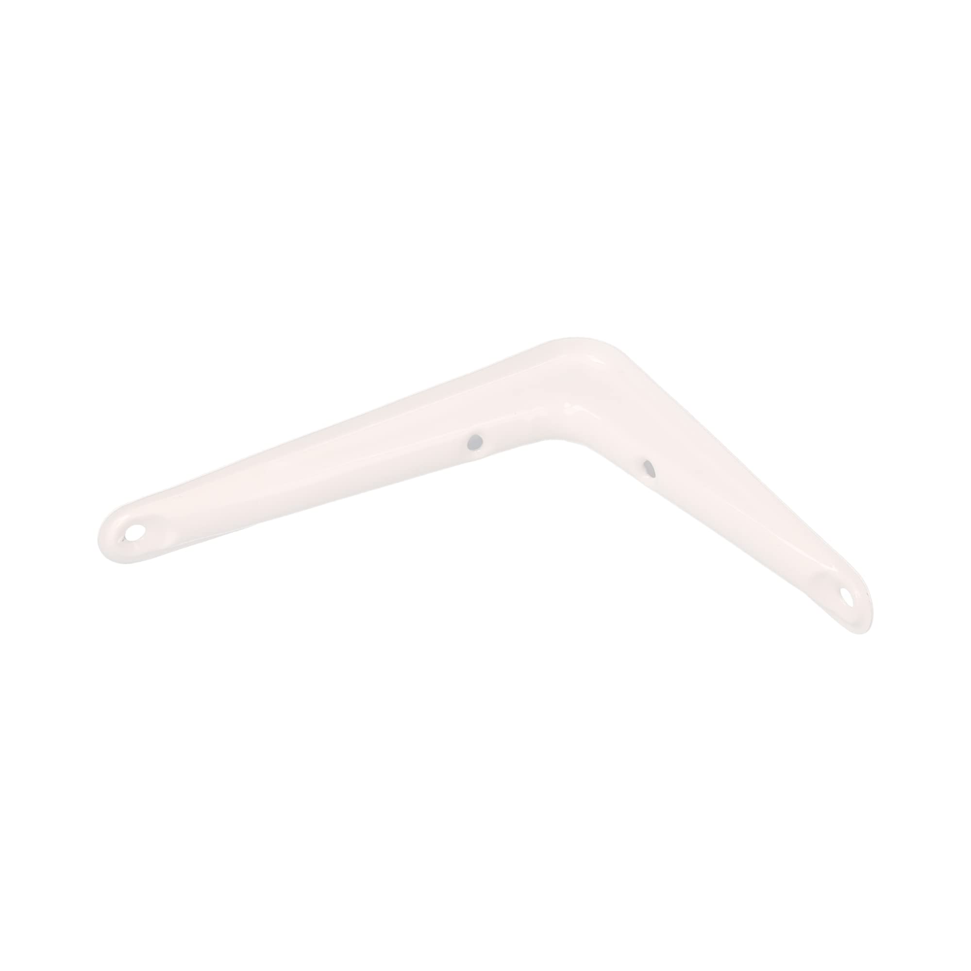 Staffe Per Mensole In Acciaio AMIG - 150x125mm, Bianco, Portata 300kg, Facile Installazione - Foto 5