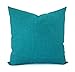 Ad4ssdu4 Masywne poszewki na poduszki turkusowe poduszki na taras poszewki na poduszki zewnętrzne masywne poduszki niebieskie poduszki 18x18 18 18 x 18