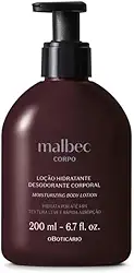 Loção Hidratante Desodorante Corporal Malbec 200ml