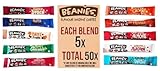 Beanies 50 Coffee Sticks, Mixed Blends; instant flavored coffee