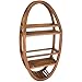 Spa Teak Oval Shower Organizer