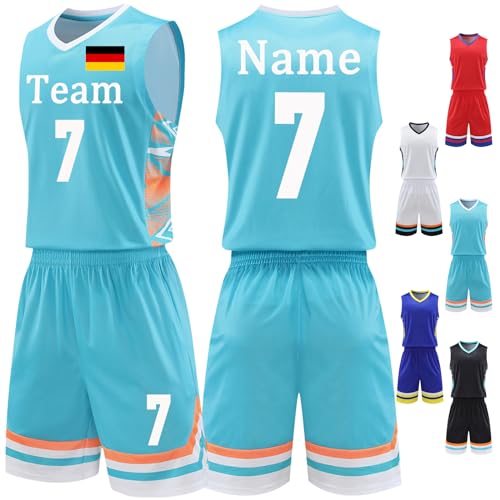 BROKANER Benutzerdefiniert Trikots Kinder Erwachsene Basketball tshirt &...