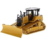 Diecast Masters 1:50 Scale Cat D6 XE LGP VPAT Bulldozer for Collectors, Caterpillar Track-Type Tractor Construction Vehicle Model Replica, High Line Series, 85554