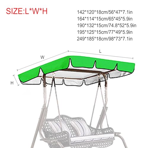 Funda para columpio de 3 plazas café impermeable y con protección UV 2