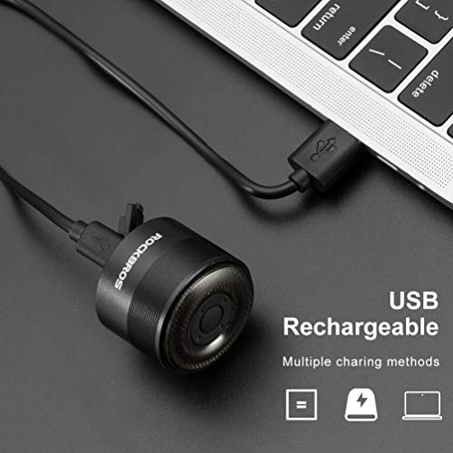 Rockbros Bike Tail Light Rear Bike Light Rechargeable Bike Rear Light Waterproof Bike Taillight #TOP5