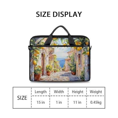 Bolsa para Laptop Vintage con Diseño de Limón 14-15 pulg miniatura 2