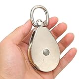 Tyenaza Polea única De Elevación De Aleación Giratoria, Polea De Equipo Deportivo Silenciosa para Ejercicio con Pesas