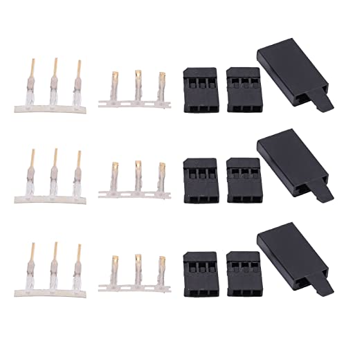 TOPINCN Männlich Weiblich Vergoldete Anschlüsse 11.042 Fixed Wing Plug Kit Receiver Connector Lock Futaba Connector Plug Fddi