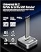 SUITOK M.2 NVMe SATA SSD Reader with Storage Box, 10Gbps M2 to USB C Adapter for External PCIE & NGFF Drives, Tool-Free Docking Station Supporting 22110 2280 2260 2242 2230, Data Transfer & Recovery