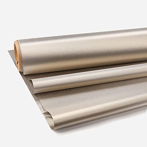Preisvergleich Produktbild Abschirmgewebe Blocker in Militärqualität Kupfer-Nickel-Faraday-Gewebe Abschirmung von RF-Signalen von Strahlung / Singal für Smart Meter RF Blocking mit Leitfähigem Tuch,silver-9m