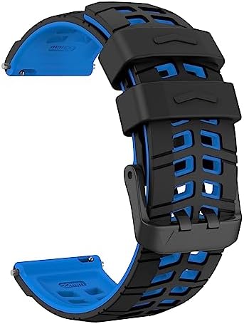 OVERSTEP Compatible with Garmin Vivoactive 4, Venu 2 Strap, 22mm Replacement Strap Soft Silicone for Forerunner 255/255 Music/Forerunner 265/Samsung Gear S3 Frontier/Galaxy Watch 3 46mm