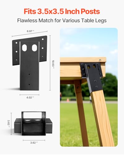 Support de plateforme bois pour cabane dans les arbres VEVOR kit angle composé de 8 pcs - 6