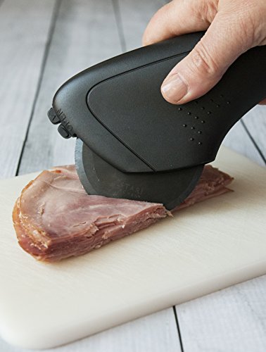Pizza Cutter Wheel: Easy Clean - Protective Blade Guard -Razor Sharp Ceramic Edge Cuts Smoothly - Sharper Than Stainless Steel , No Rust Nonstick Pizza Slicer - Luxury Gift Box - Pizza Gifts | Cestari #TOP4