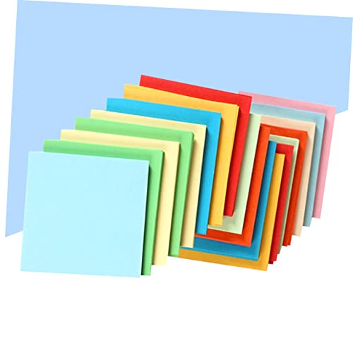 CORHAD 500 Pçs Papel De Origami Para Papel Colorido Para Papel Artesanal Papel De Construção Origami