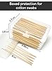 500 PCS 6-Inch Precision Gun Cleaning Swabs with Storage Case - Lint-Free Bamboo-Handle Long Cotton Swabs for Gun Cleaning, Makeup & Electronics #5