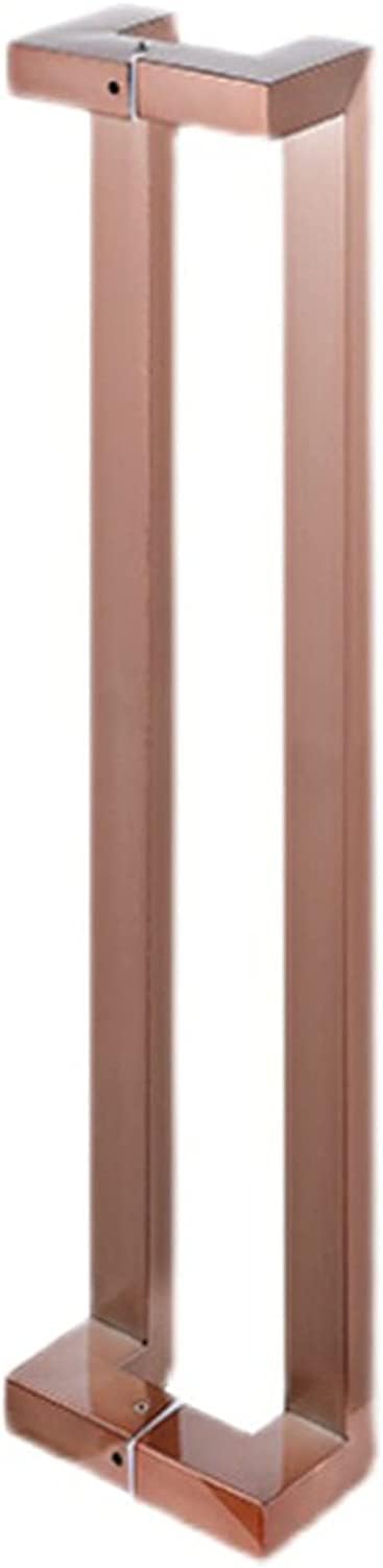 Poignée de porte en acier inoxydable push pull pour grande baie vitrée et douche de 60 à 150 cm